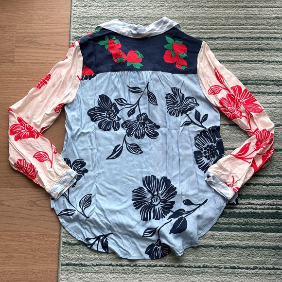 🆕 Anthropologie The Paz buttondown shirt - Picture 3 of 10